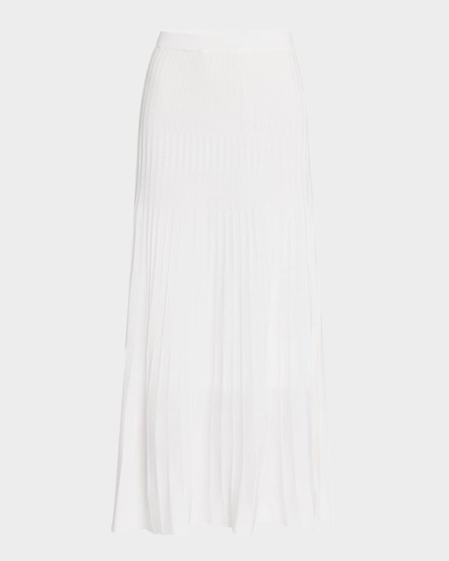 Heritage-Fit Ribbed Knit Midi Skirt